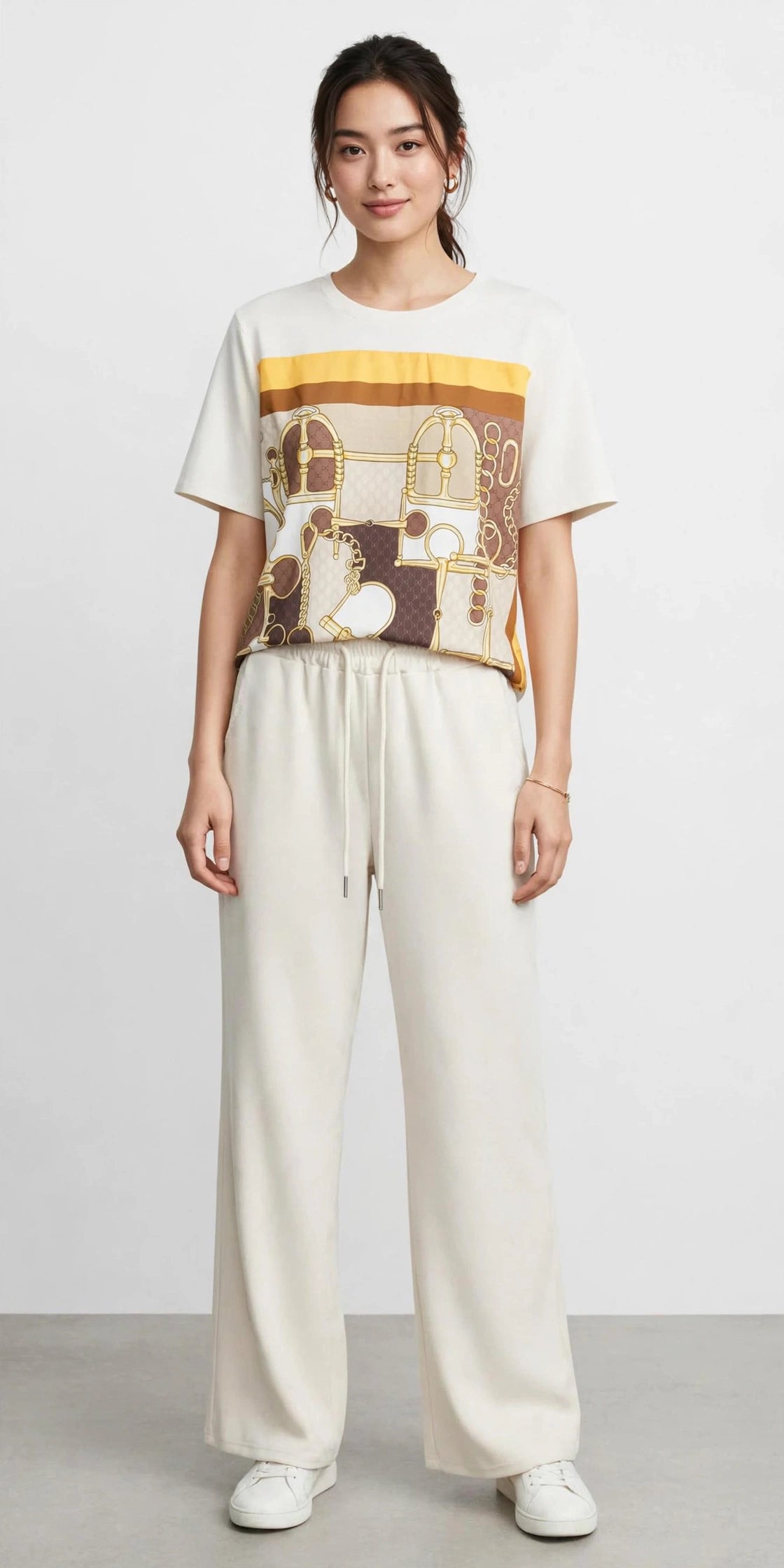 Hermès Equestrian Print Co-Ord Set #00302