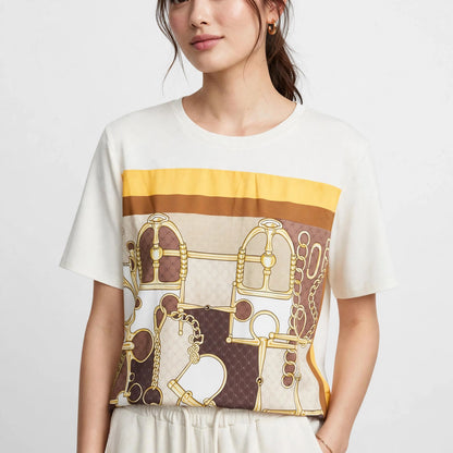 Hermès Equestrian Print Co-Ord Set #00302