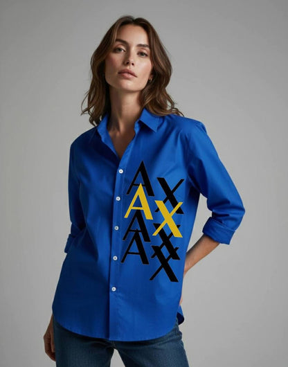 Armani Exchange Multi-Logo Shirt/ #00166