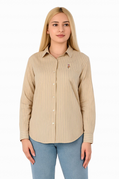 POLO Striped Button-Up Shirt