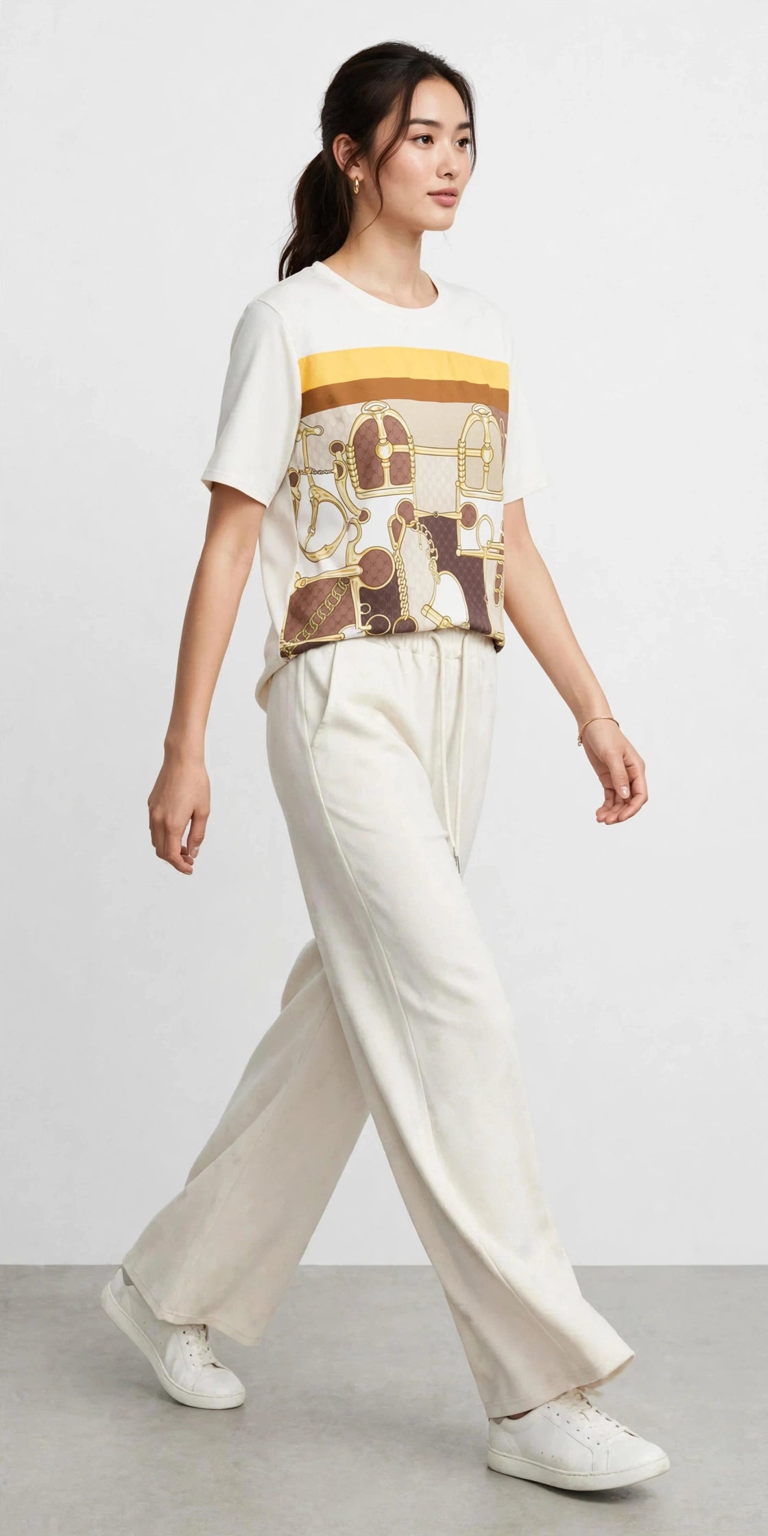 Hermès Equestrian Print Co-Ord Set #00302