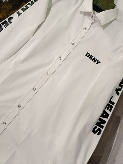 DKNY Long Sleeve Shirt With Logo Print
