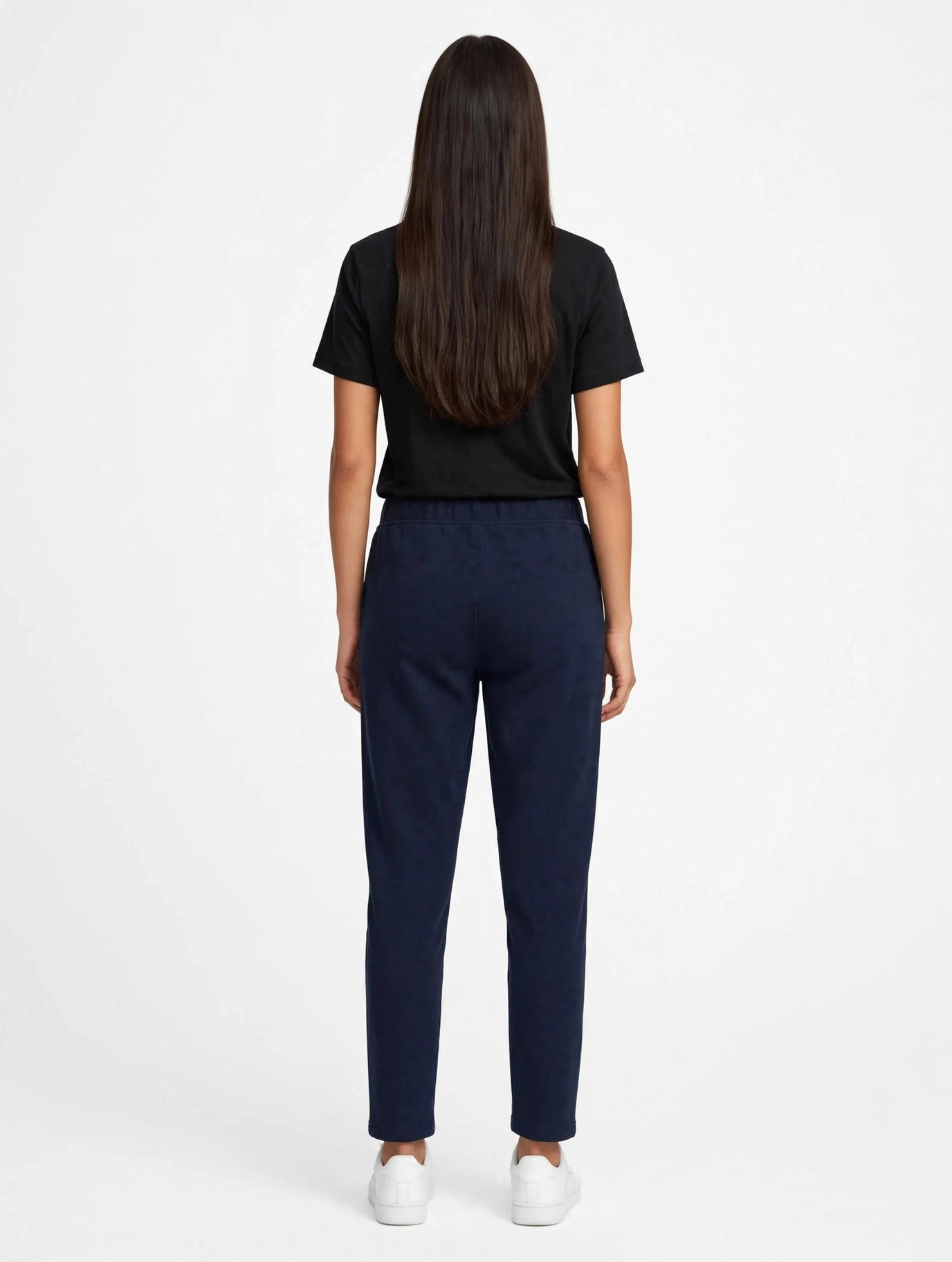 Women's KARL Logo Joggers - Navy Blue Cotton Sweatpants | Casual Athleisure Pants L-3XL #00316