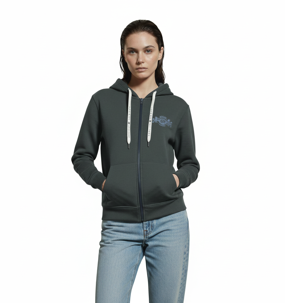 Tommy Hilfiger/Tommy Jeans Zip-Up Fleece Hoodie -#00211