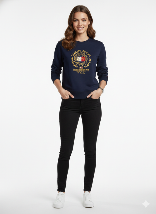 Tommy Hilfiger Signature Red & White Stripe Poplin Shirt -#00206