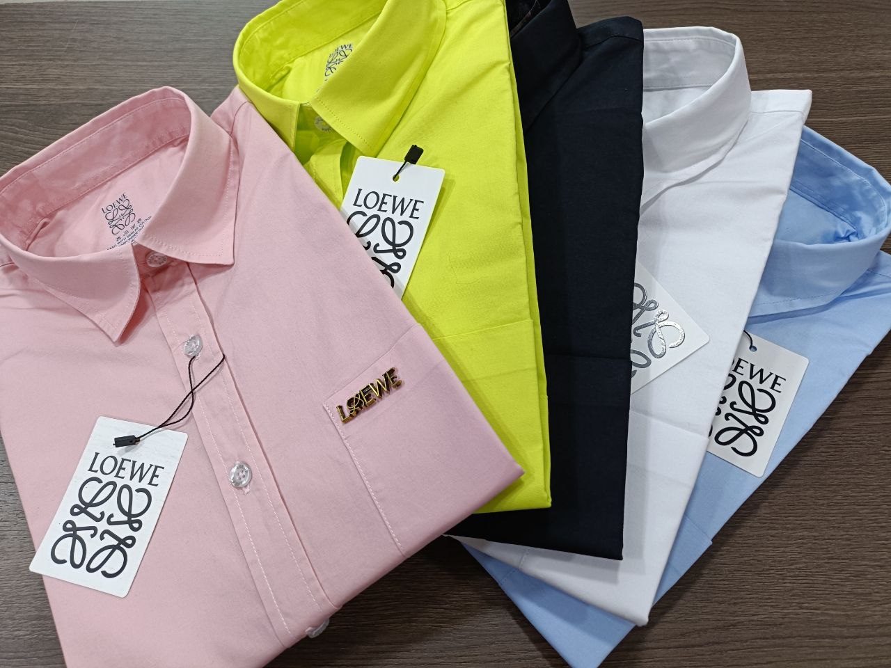 LOEWE Classic Shirt with Embroidered Logo