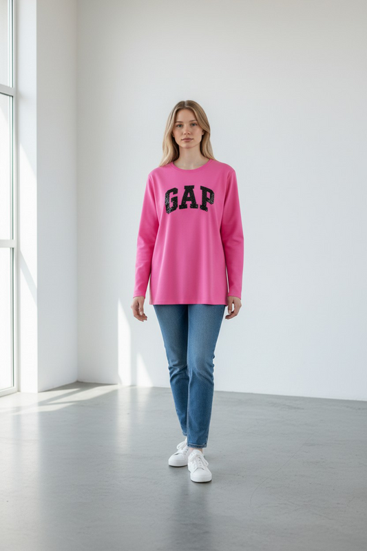 GAP Sequin Logo T-Shirt/ #0045