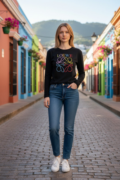Loewe Signature Anagram Long Sleeve T-Shirt #00230