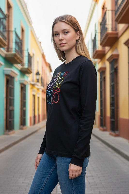 Loewe Signature Anagram Long Sleeve T-Shirt #00230