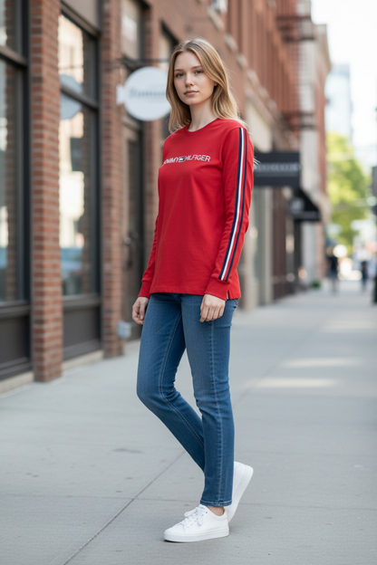 Tommy Hilfiger Embroidered Logo Sweatshirt-#00239