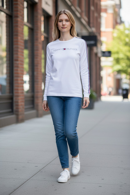 Tommy Hilfiger Embroidered Logo Sweatshirt-#00239