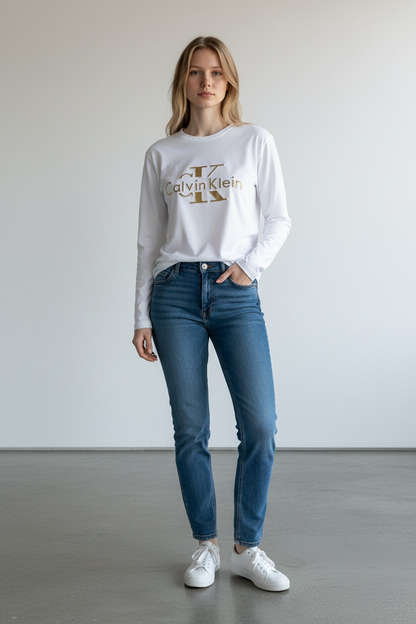 Calvin Klein 3D Logo Longline Premium t-shirt #00261