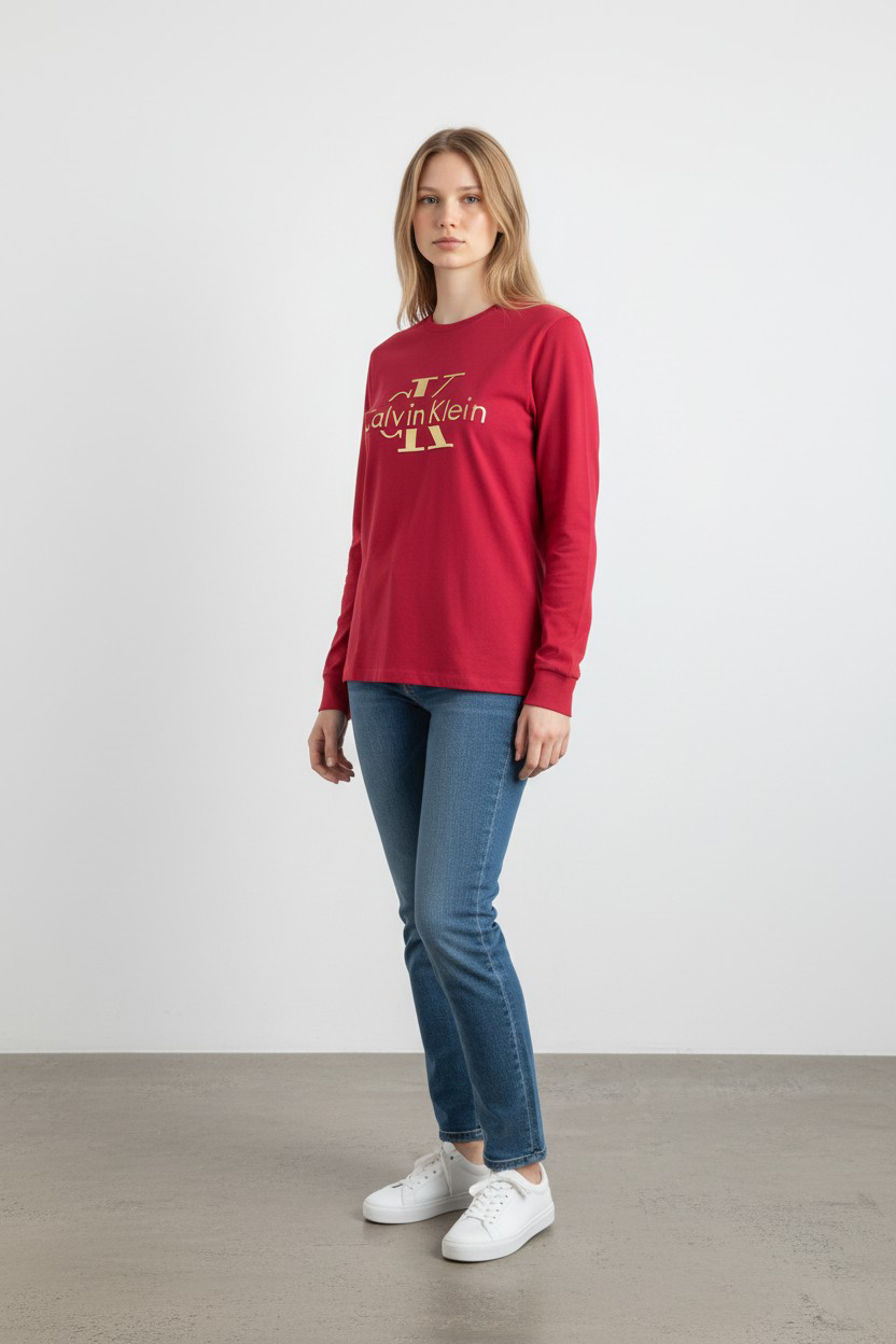 Calvin Klein 3D Logo Longline Premium t-shirt #00261