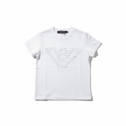 GA Kids Floral Logo T-Shirt-#00263