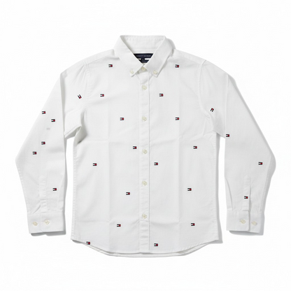 Tommy Hilfiger Kids Signature Logo Shirt – #00271