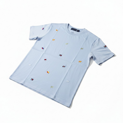 Tommy Hilfiger Mini Icons Embroidered Kids T-Shirt-#00272