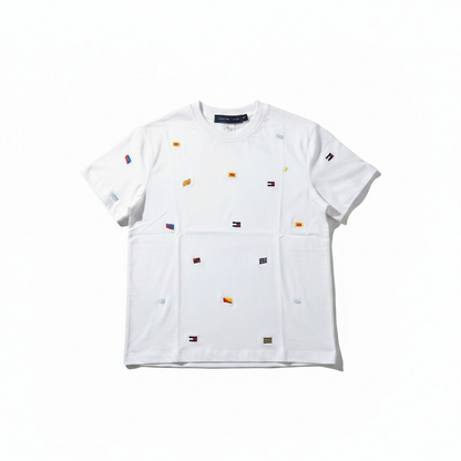 Tommy Hilfiger Mini Icons Embroidered Kids T-Shirt-#00272