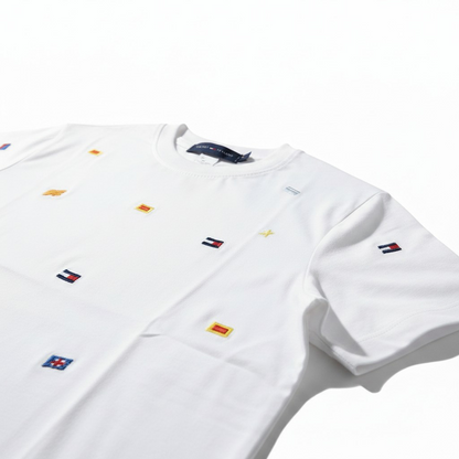 Tommy Hilfiger Mini Icons Embroidered Kids T-Shirt-#00272