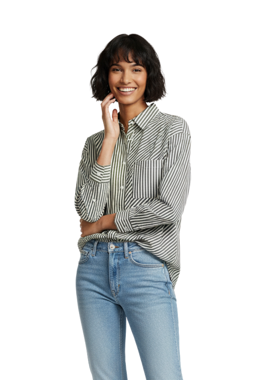 U.S. Polo Assn. Striped Logo Shirt / #00117