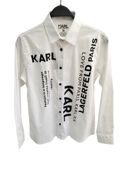 Karl Lagerfeld Paris Graphic Logo Shirt