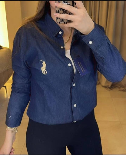 Ralph Lauren  Classic Denim Button-Down Shirt