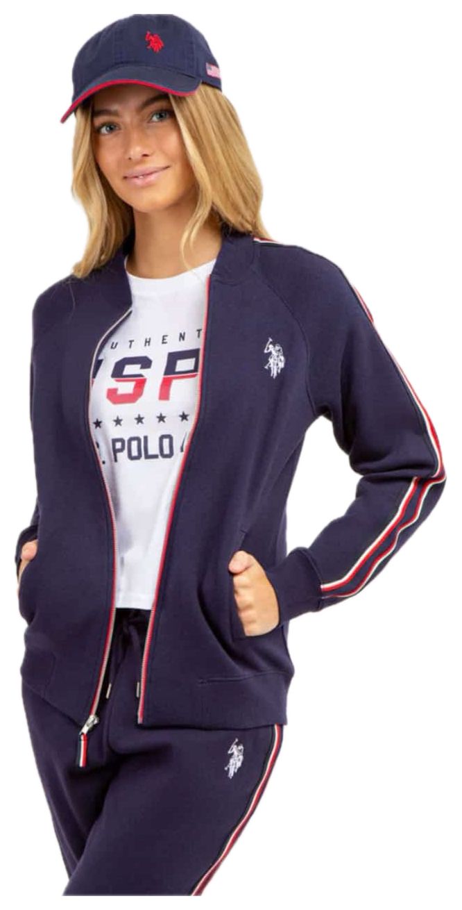 U.S. Polo Assn. Women’s Navy Full-Zip Tracksuit (/#00190)