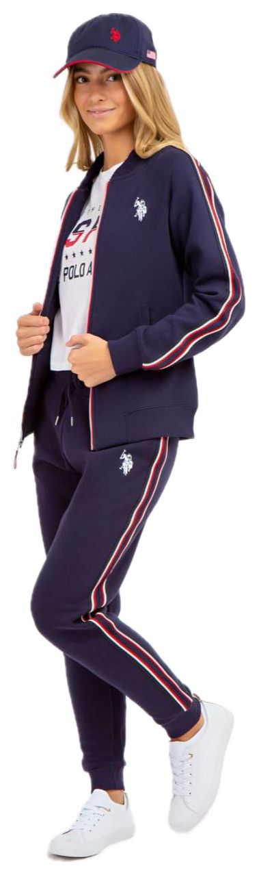 U.S. Polo Assn. Women’s Navy Full-Zip Tracksuit (/#00190)