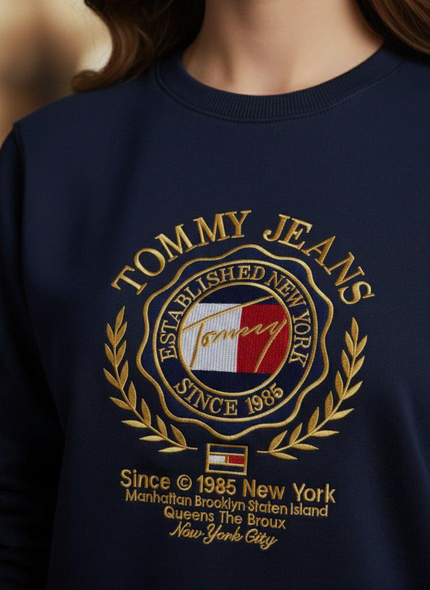 Tommy Hilfiger Signature Red & White Stripe Poplin Shirt -#00206