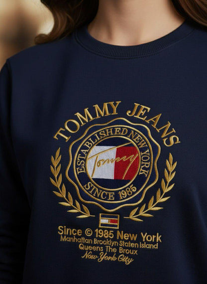 Tommy Hilfiger Signature Red & White Stripe Poplin Shirt -#00206