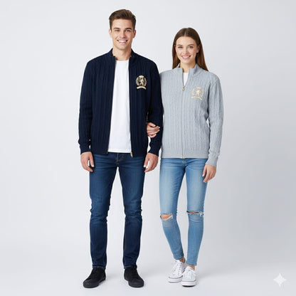 Tommy Hilfiger Premium Cable Knit Zip Jacket #00217