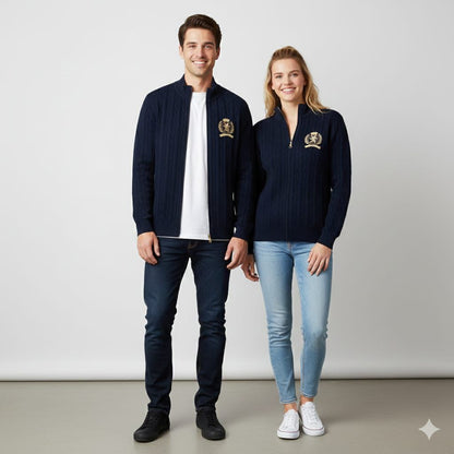 Tommy Hilfiger Premium Cable Knit Zip Jacket #00217