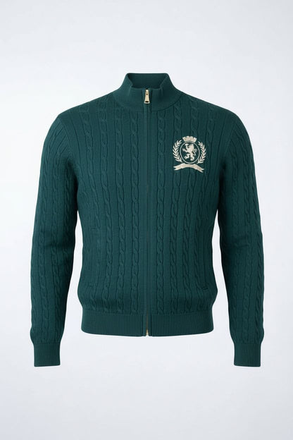 Tommy Hilfiger Premium Cable Knit Zip Jacket #00217