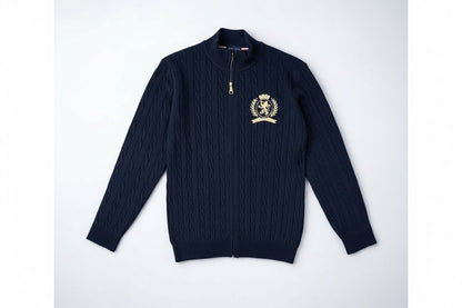 Tommy Hilfiger Premium Cable Knit Zip Jacket #00217
