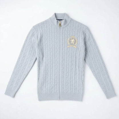 Tommy Hilfiger Premium Cable Knit Zip Jacket #00217