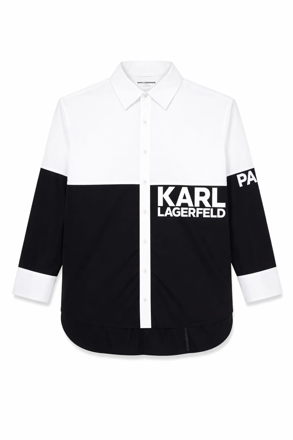 Karl Lagerfeld Color Block Signature Chemise -#00238