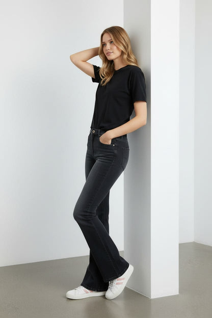 Women’s Flared Denim Jeans by Tommy Hilfiger-#00276