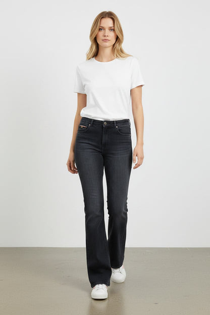 Women’s Flared Denim Jeans by Tommy Hilfiger-#00276