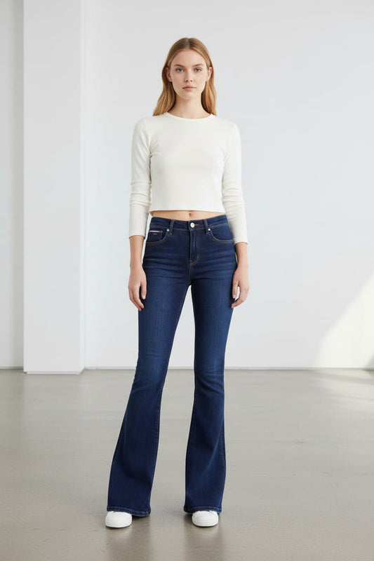 Women’s Flared Denim Jeans by Tommy Hilfiger-#00282