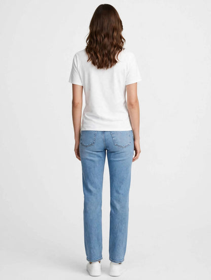 Polo Ralph Lauren Women's Polo Bear Cotton Jersey Crewneck T-Shirt – White#00361
