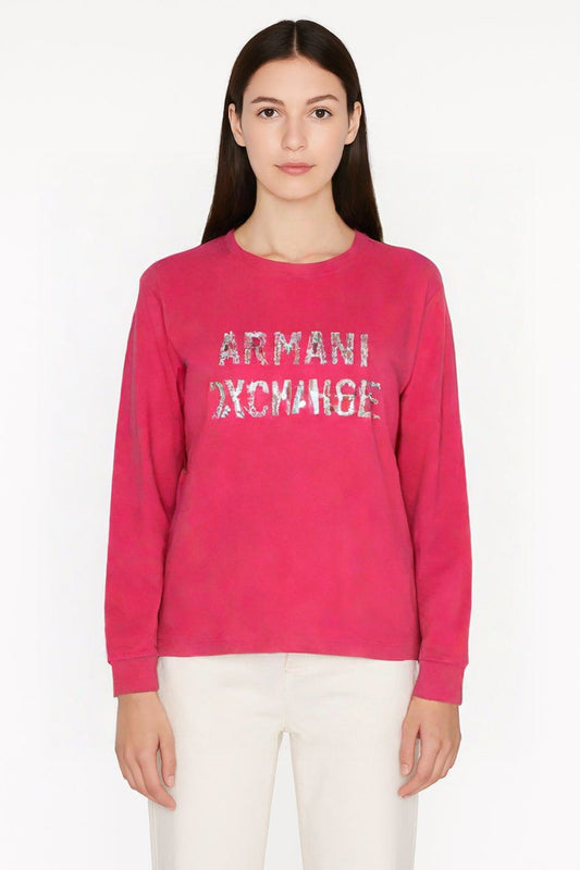 Armani Exchange Sequin Logo T-shirt