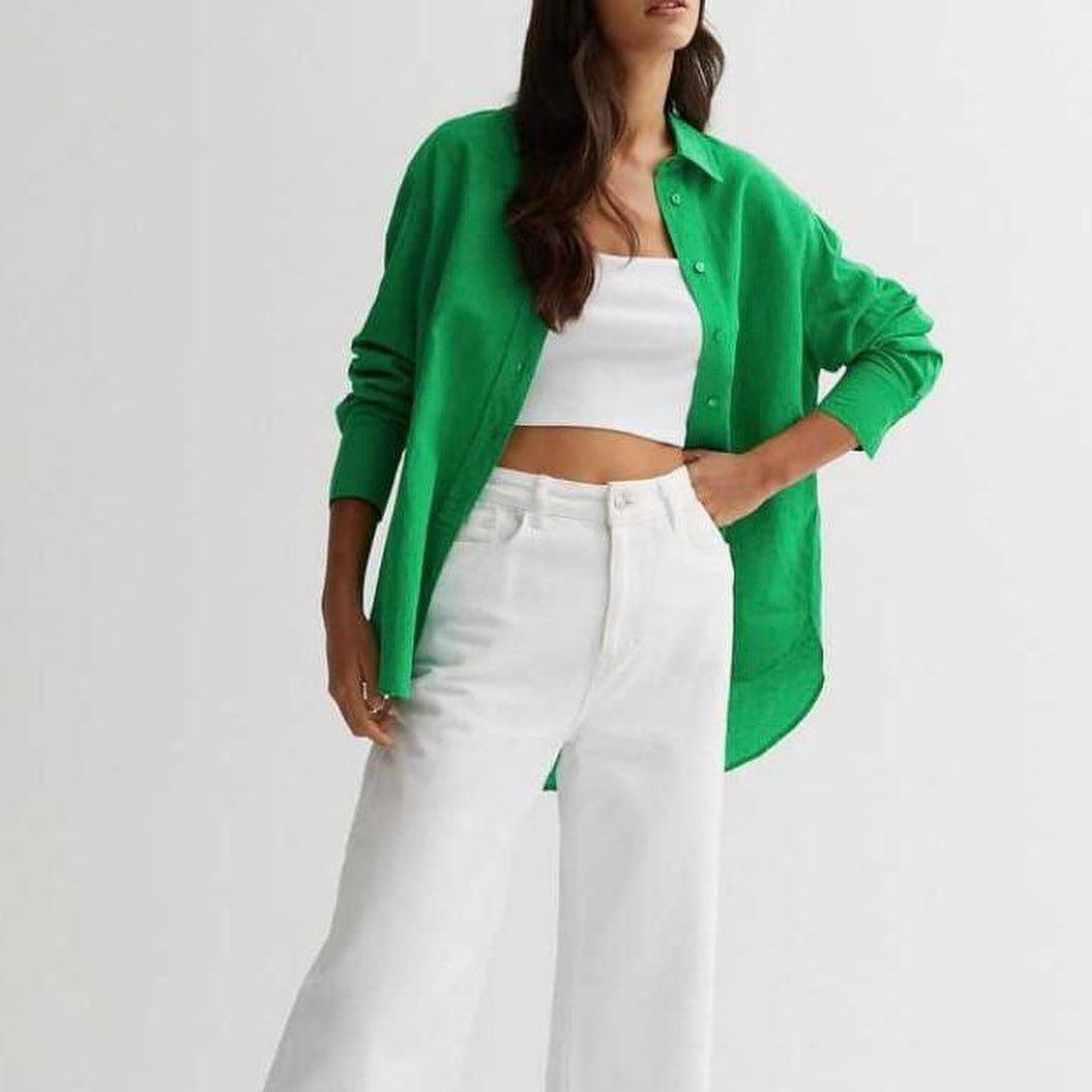 Zara Classic Solid Color Button-Down Shirts / #0070