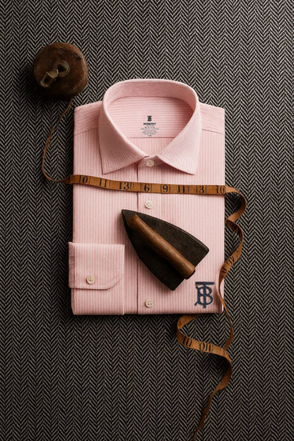 Burberry TB Monogram Stripped Shirt/ #00111