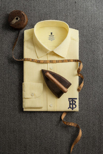Burberry TB Monogram Stripped Shirt/ #00111