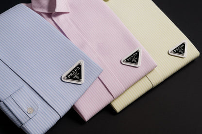 Prada Triangle Logo Shirt/ #00113