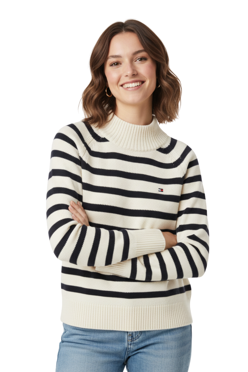 Tommy Hilfiger Women’s Striped Sweater/ #00170
