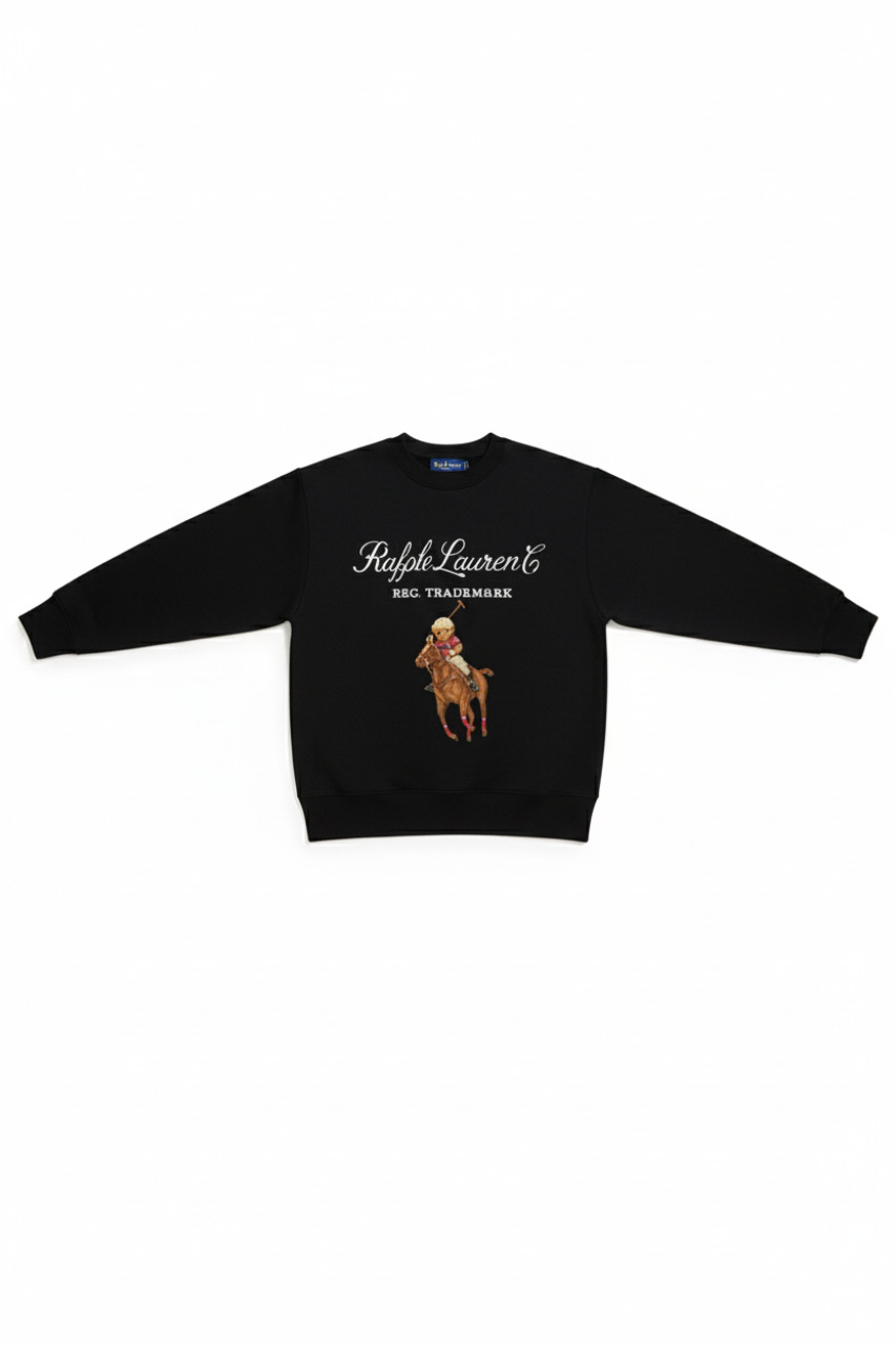 Ralph Lauren Black Bear Sweatshirt / #00181