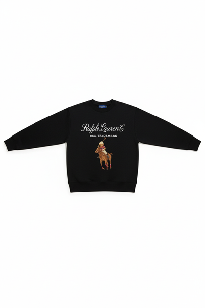 Ralph Lauren Black Bear Sweatshirt / #00181