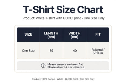 Gucci Box Logo Cotton T-Shirt #00372