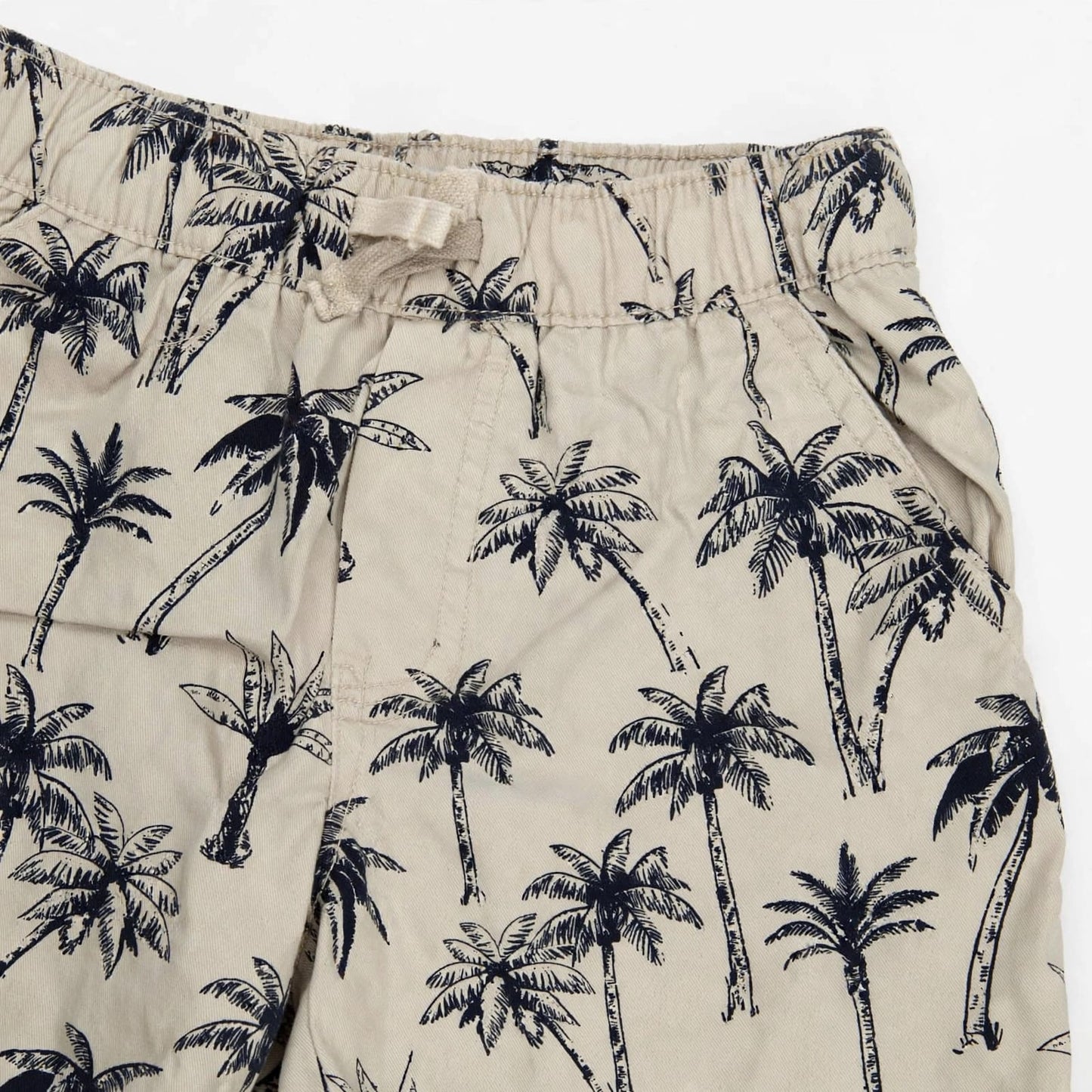 Zara Boys Original Cotton Palm Tree Print Shorts – Summer Shorts #00362