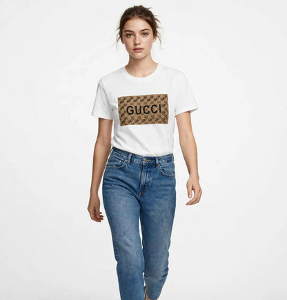Gucci Box Logo Cotton T-Shirt #00372